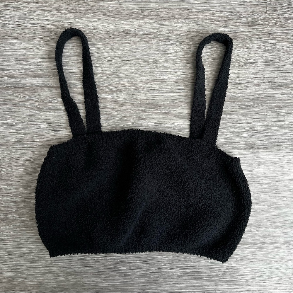 SKIMS Black Bandeau Intimates & Sleepwear